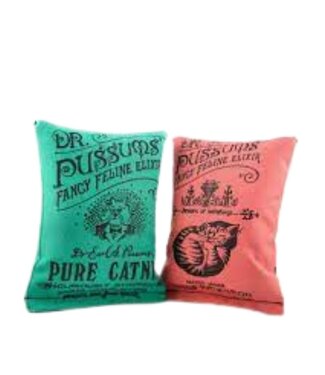 PUSSUMS CAT COMPANY DR. PUSSUMS  Large Catnip Pillow