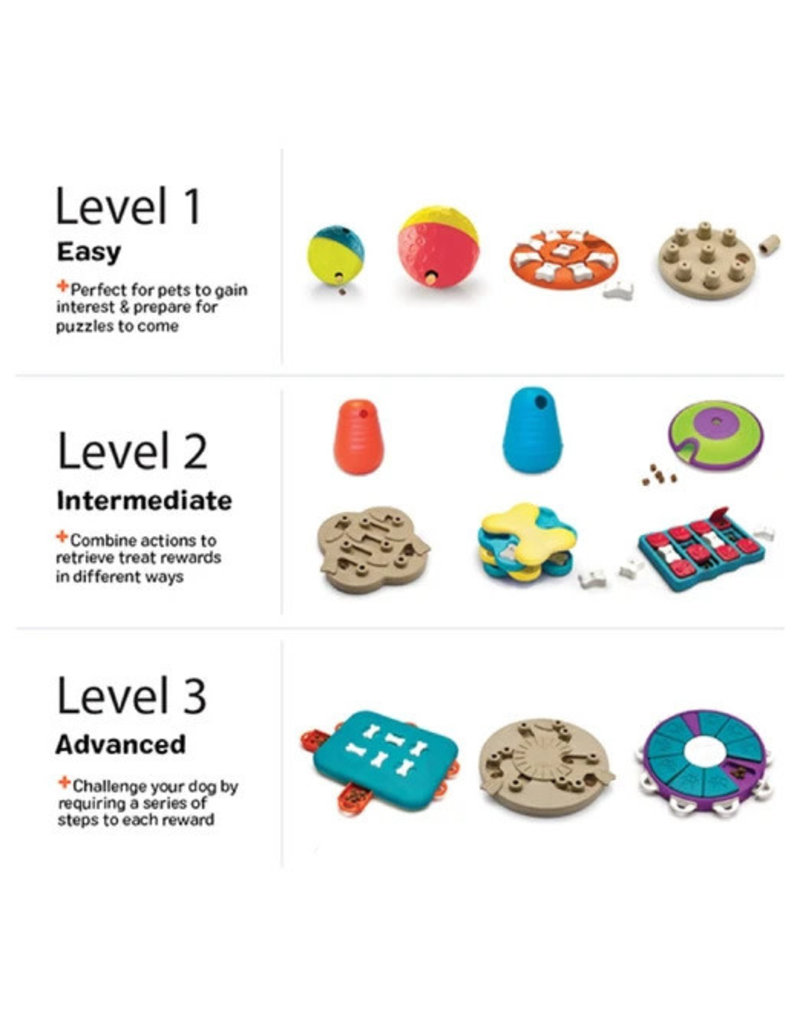 Nina Ottosson Dog Puzzles, Level 2: Intermediate Dog Treat Puzzles