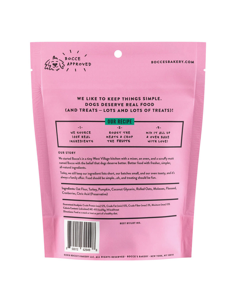 BOCCE Dog Treat Soft & Chewy Holiday Feast 6oz The Fish & Bone