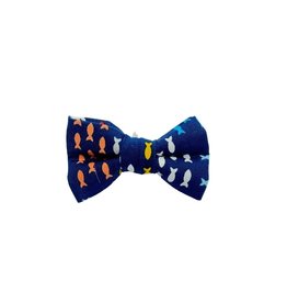 Chuckle Hounds CHUCKLE HOUNDS Cat Bow Tie School of Fish