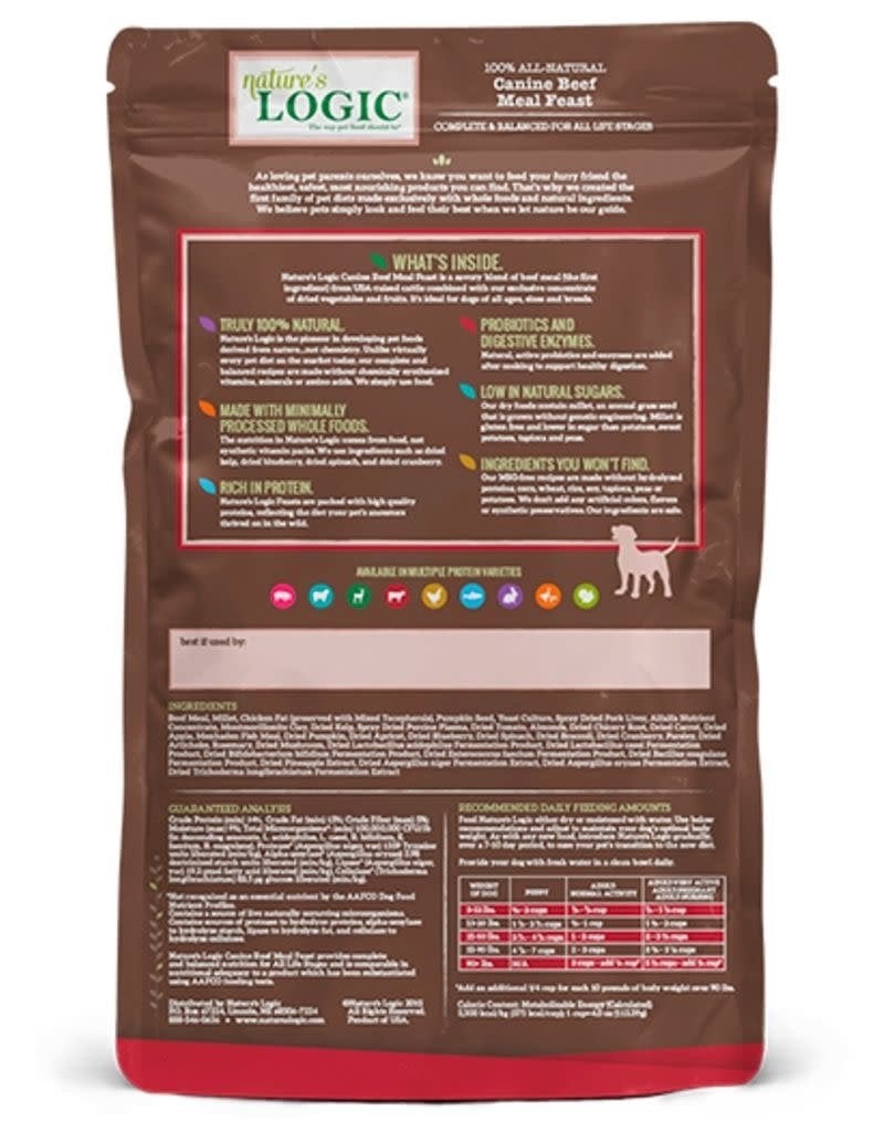 Nature's logic dog sales food ingredients