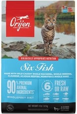 ORIJEN ORIJEN USA Six Fish Grain-Free Dry Cat  Food 4 lb.