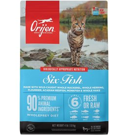 ORIJEN ORIJEN USA Six Fish Grain-Free Dry Cat Food 4 lb.