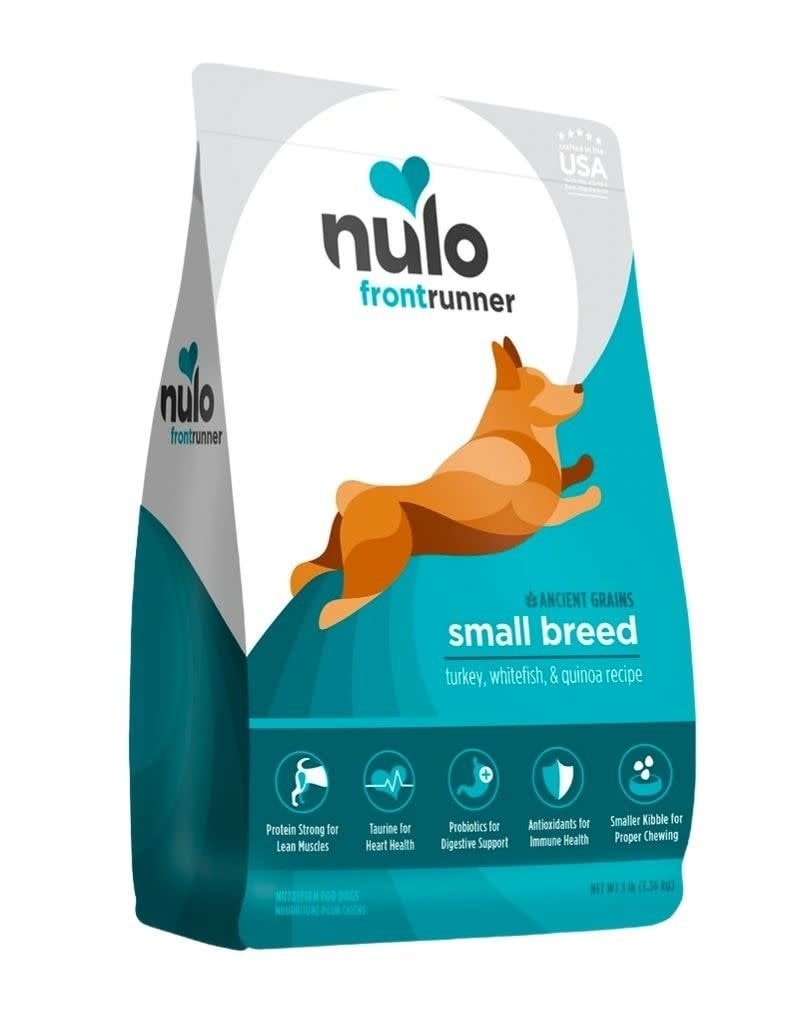 NULO NULO Frontrunner Ancient Grains Dog Food Small Breed Turkey, Whitefish  and Quinoa - The Fish & Bone