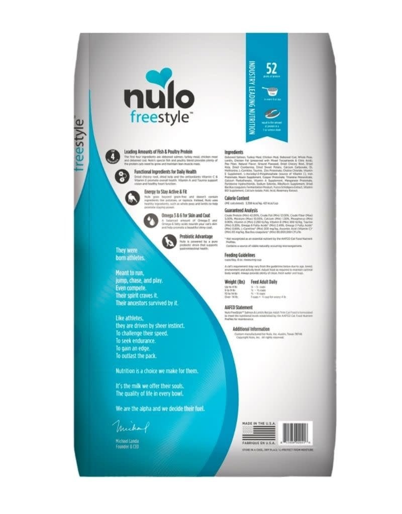 NULO NULO Freestyle Dry Cat Food Trim Grain Free Salmon & Lentils