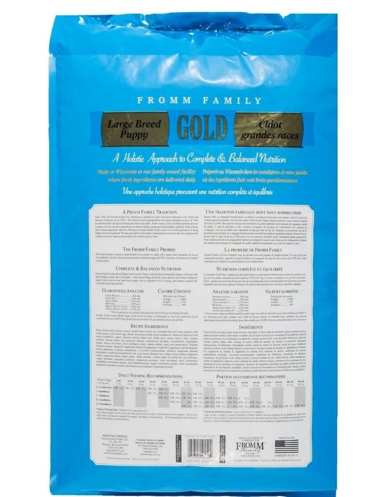 FROMM GOLD Large Breed Puppy Dry Dog Food The Fish Bone