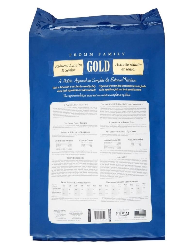 Fromm FROMM Gold Reduced Activity Senior Dry Dog Food