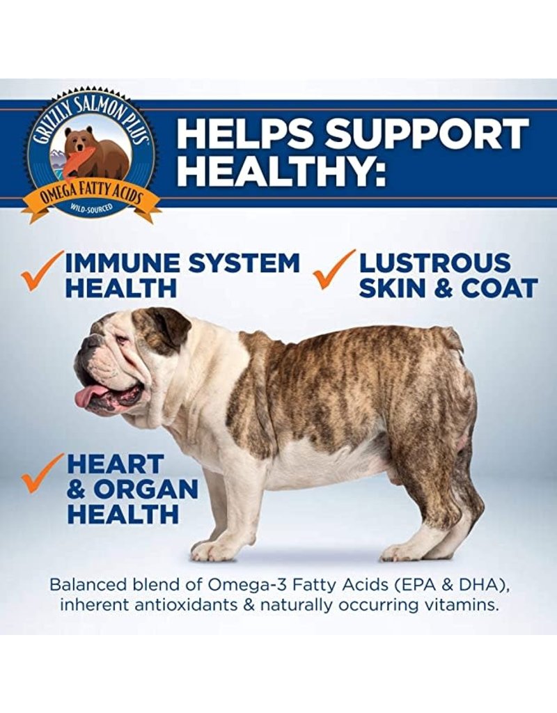 GRIZZLY PET PRODUCTS GRIZZLY Salmon Oil Plus