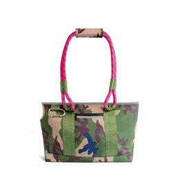 Roverlund ROVERLUND Out and About Pet Tote Camo and Magenta L