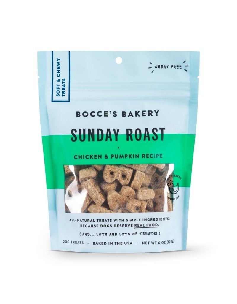 Bocces Bakery BOCCE'S Soft and Chewy Sunday Roast Dog Treat 6OZ