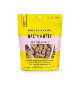 Bocces Bakery BOCCE'S Soft and Chewy Bacon Nutty Dog Treat 6OZ