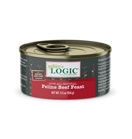NATURE'S LOGIC NATURE'S LOGIC Beef Canned Cat Food 5.5oz CASE/24