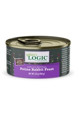 NATURE'S LOGIC NATURE'S LOGIC Rabbit Canned Cat Food 5.5oz CASE/24