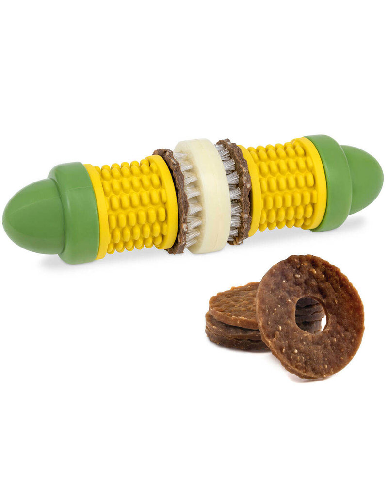 PETSAFE Busy Buddy Corn Dog Chew Toy - The Fish & Bone