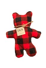 DOGGIE STYLES & KITTY TOO VERMONT HOMEGROWN Lumberjack Bear Dog Toy