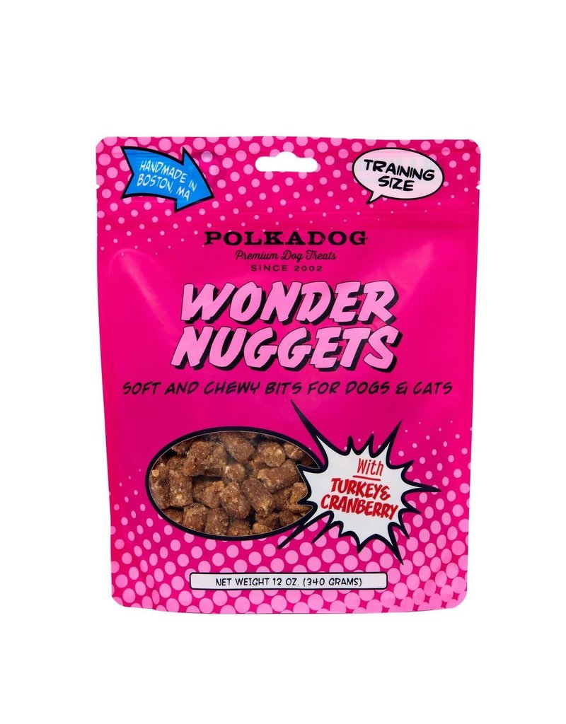 POLKADOG POLKA DOG Wonder Nuggets Treats Turkey 12oz