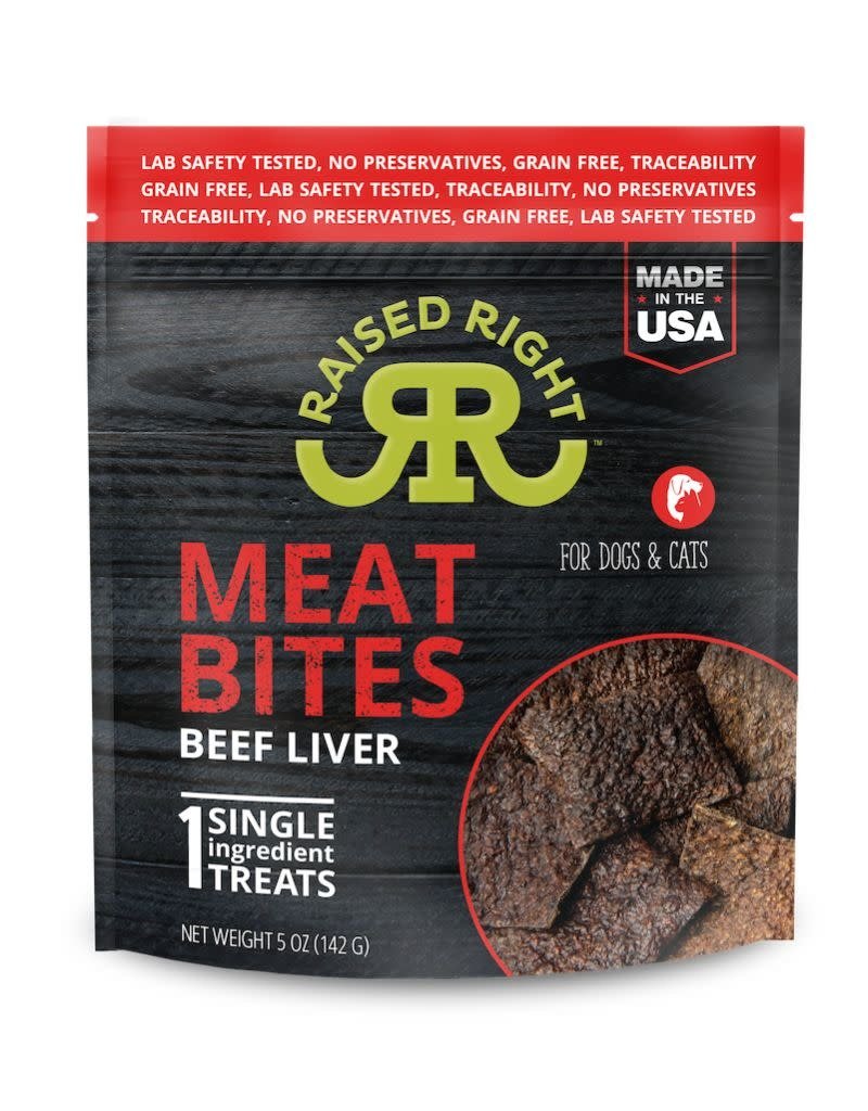 Raised Right RAISED RIGHT Meat Bites Beef 5OZ