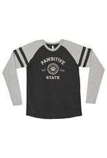 SPOILED ROTTEN DOGZ Pawsitive State Unisex Long Sleeve Varsity Shirt