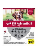 ADVANTIX K9 ADVANTIX II Flea and Tick Spot Treatment for Dogs 2pk