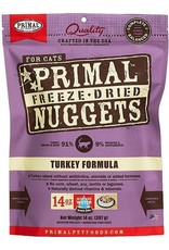 Primal Pet Foods PRIMAL Turkey Freezedried Feline Food 14 oz.
