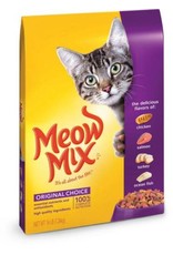 JM Smuckers Company MEOW MIX Original Choice Cat Food 16LB