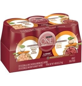 PURINA PURINA ONE Smart Blend Dog Food Variety Pack Case of 6/13OZ