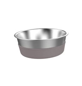 Messy Mutts MESSY MUTTS Stainless Steel Heavy Gauge Bowl with Non-Slip Removable Silicone Base