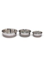 Messy Mutts MESSY MUTTS Stainless Steel Heavy Gauge Bowl with Non-Slip Removable Silicone Base