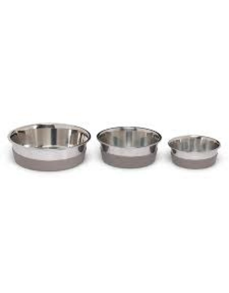 Messy Mutts MESSY MUTTS Stainless Steel Heavy Gauge Bowl with Non-Slip Removable Silicone Base