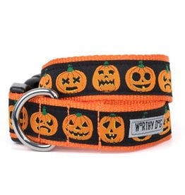 Worthy Dog WORTHY DOG Dog Collar Jack-O-Lantern