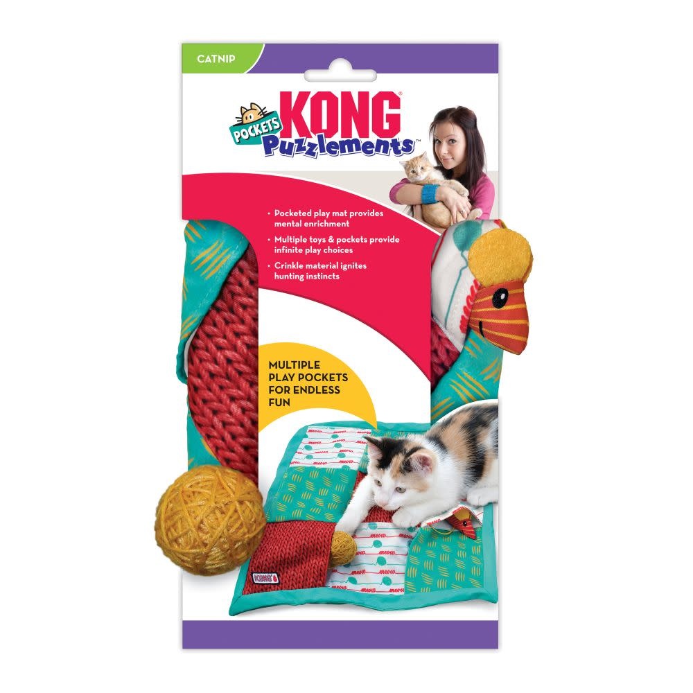 KONG Puzzlements Pockets Cat Toy