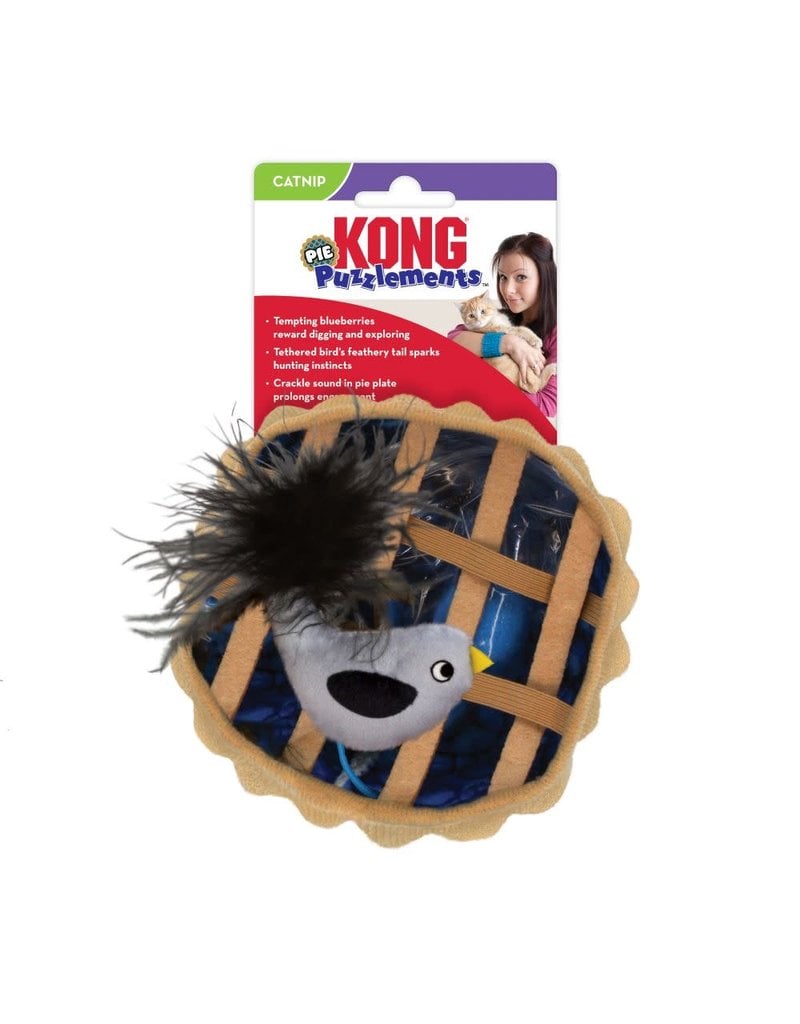 KONG Puzzlements Pie Cat Toy - The Fish & Bone