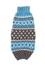 Chilly Dog Sweaters CHILLY DOG Blue Fairisle Sweater