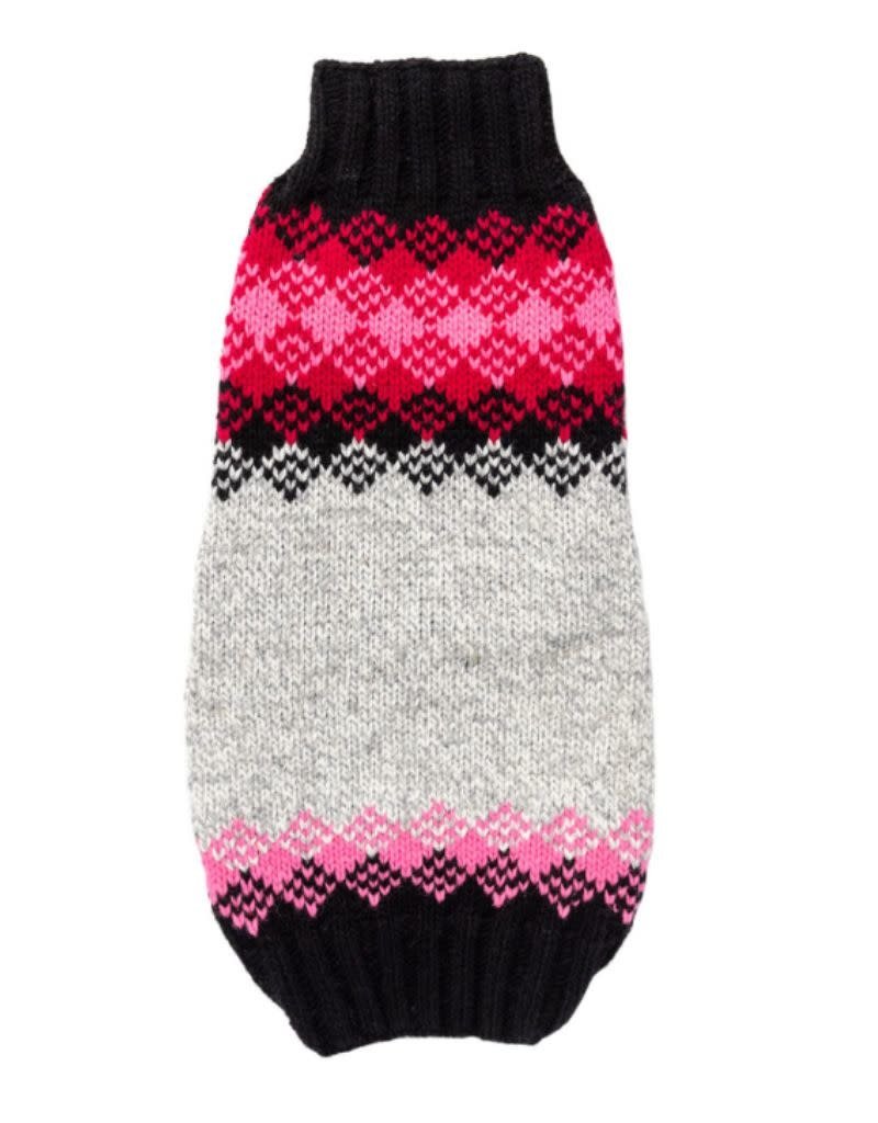 Chilly Dog Sweaters CHILLY DOG Pink Diamonds Sweater
