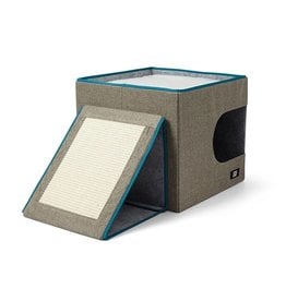 Travel Cat TRAVEL CAT The Cat-Teau Collapsible Cat Condo and Scratcher
