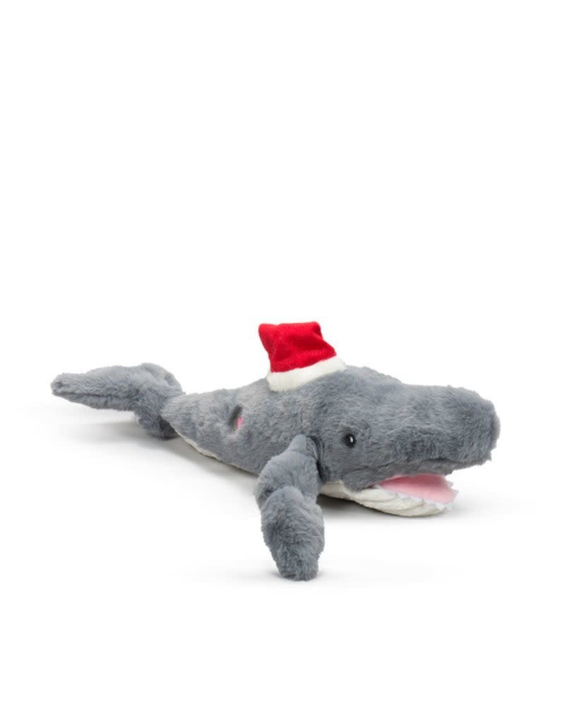 HUGGLEHOUNDS HUGGLEHOUNDS Knottie Whale Santa Dog Toy