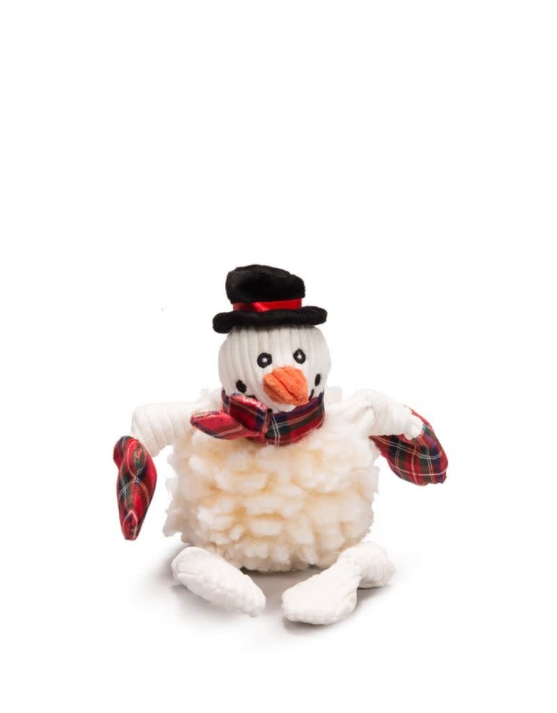 HUGGLEHOUNDS HUGGLEHOUNDS FlufferKnottie McSnowy The Snowman Dog Toy