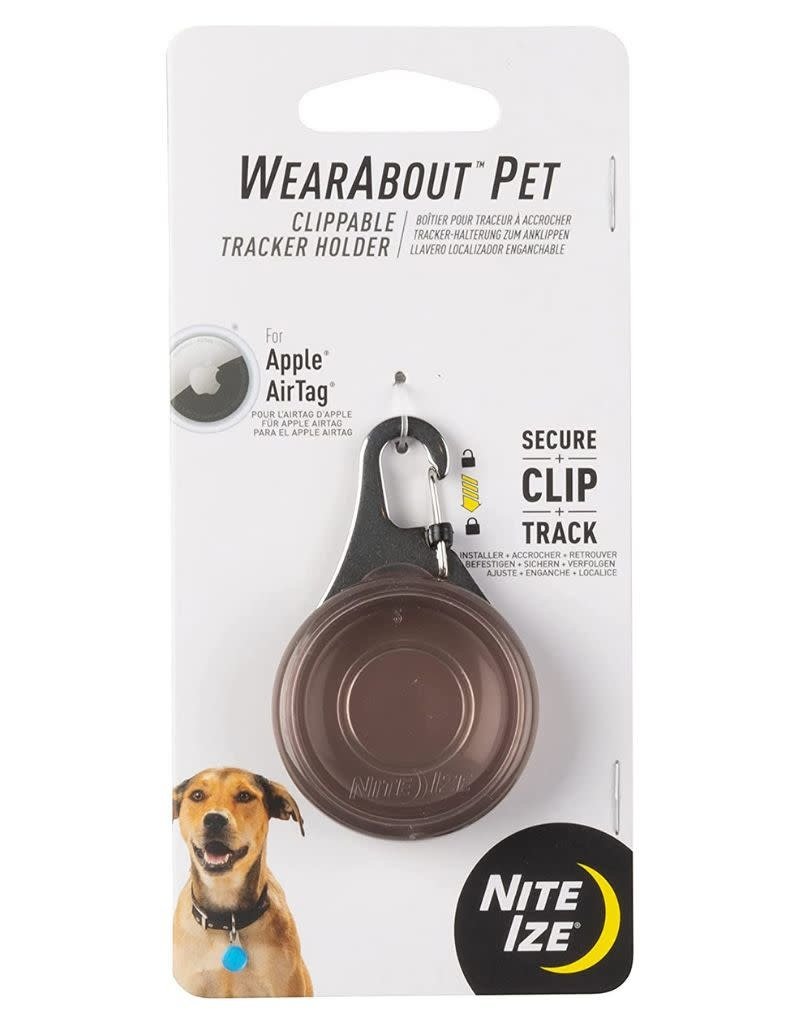 NITE IZE NITE IZE WearAbout Pet Clippable Tracker Holder Smoke