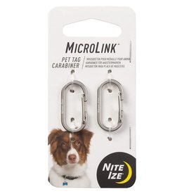 NITE IZE NITE IZE MicroLink Pet Tag Carabiner - 2 Pack