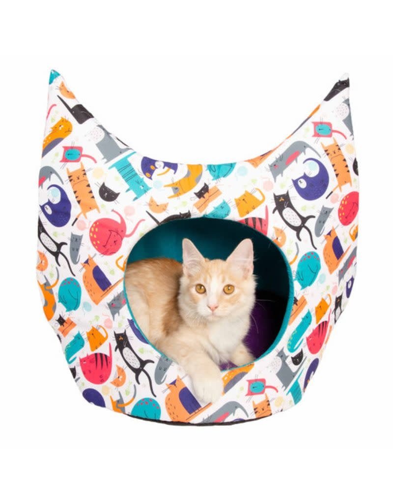 Pet Krewe PET KREWE Cat Cave Multi