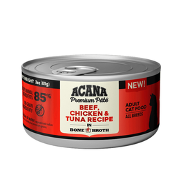 Acana ACANA Beef Chicken and Tuna Recipe Cat Food Can Case 24/3OZ