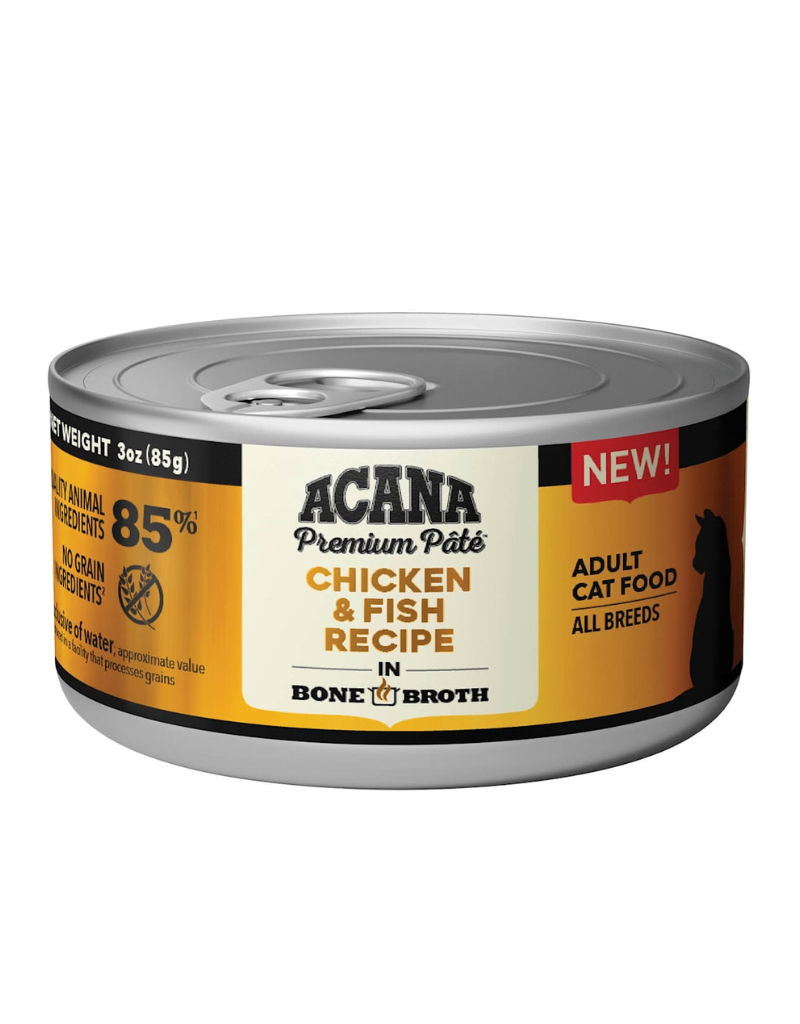 Acana ACANA Chicken and Fish Recipe Cat Food Can Case 24/3OZ