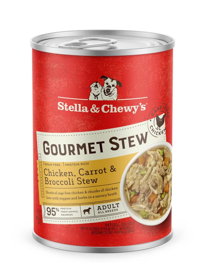 Stella & Chewys STELLA & CHEWY'S Dog Gourmet Stew Chicken Carrot and Broccoli Case of 12/12.5OZ