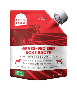 Open Farm OPEN FARM Bone Broth Grass-Fed Beef 12OZ