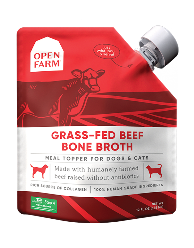 Open Farm OPEN FARM Bone Broth Grass-Fed Beef 12OZ