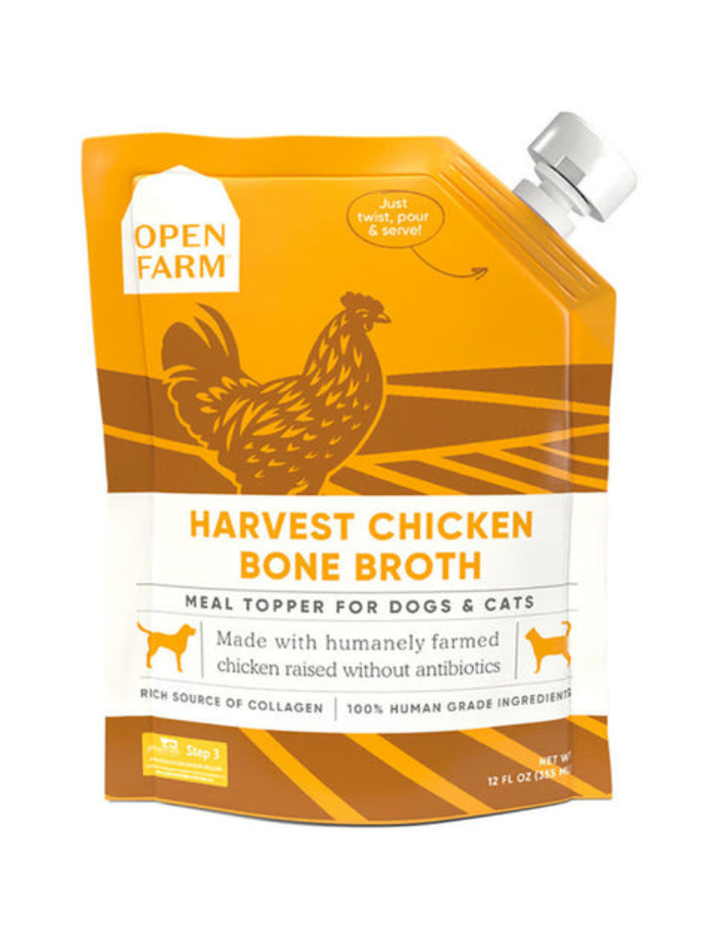 OPEN FARM Bone Broth Chicken 12oz The Fish & Bone