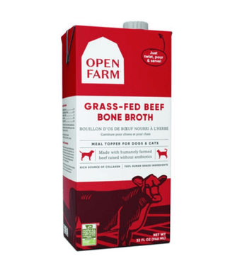 Open Farm OPEN FARM Bone Broth Grass-Fed Beef 32OZ