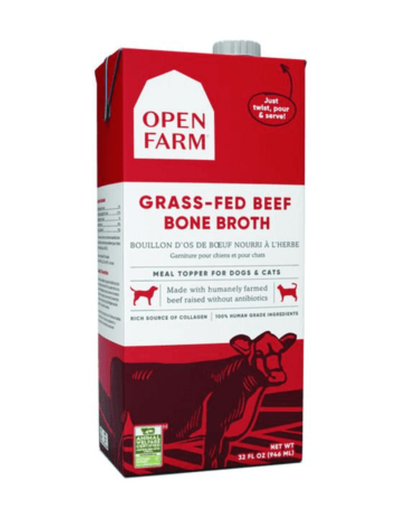 Open Farm OPEN FARM Bone Broth Grass-Fed Beef 32OZ