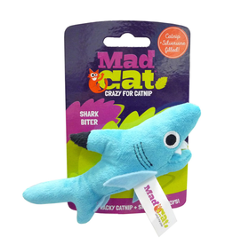 Mad Cat MAD CAT Shark Biter w/Catnip & Silvervine Cat Toy