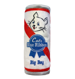HUXLEY & KENT KITTYBELLES Cat Blue Ribbon Plush Cat Toy